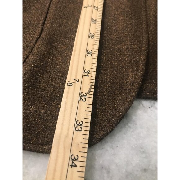 Bäumler Blazer Mens 44L Brown Tweed Wool Cashmere Silk Tallia Di Delfino Italy - Picture 13 of 14